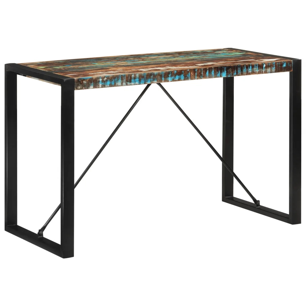 Tavolo da Pranzo 120x55x76 cm in Legno Massello di Recupero 351692