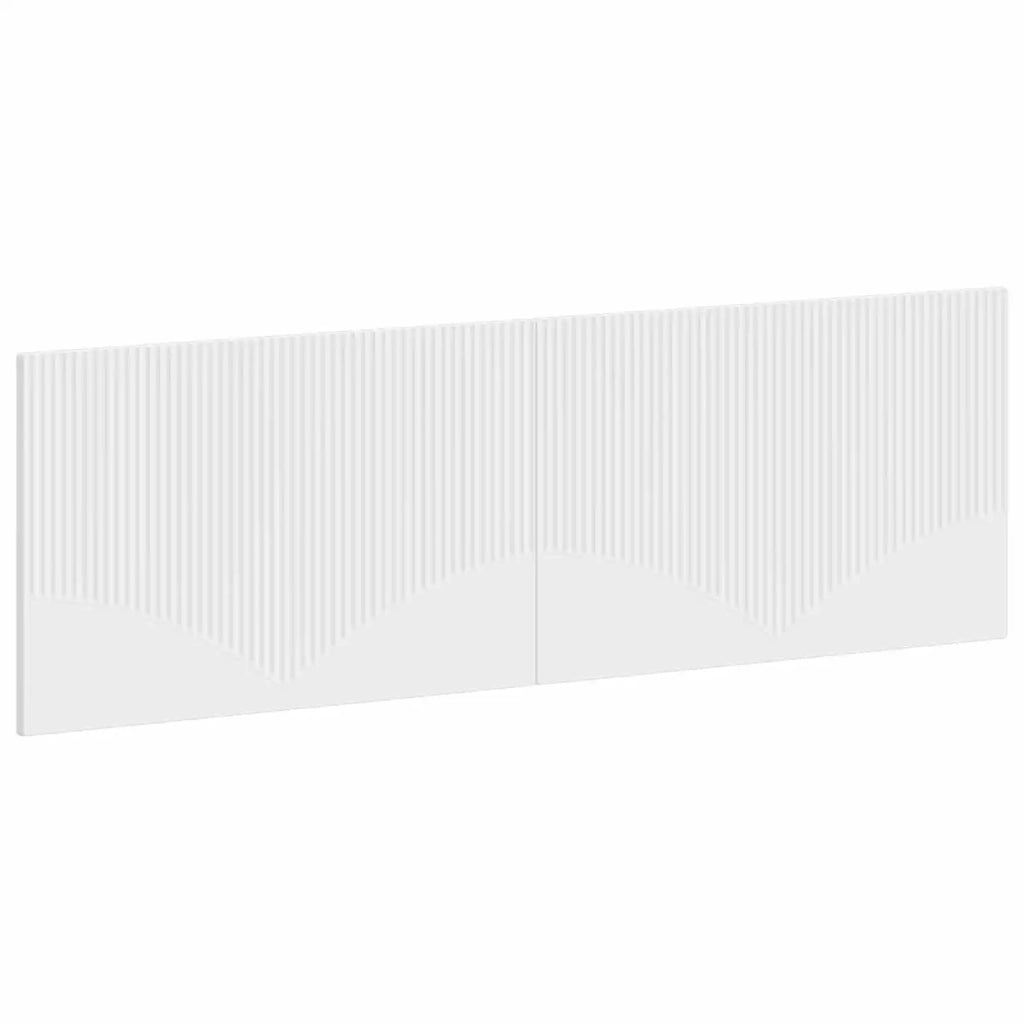 Testiera da Muro HOORN Bianco Legno ingegnerizzato 897385