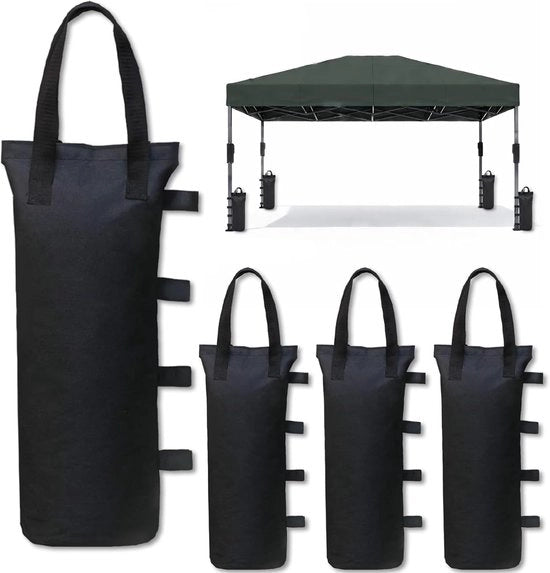 Canopee Paviljoen Pesi - Montaggio e Sicurezza - 4 Pezzi - Sacco di Sabbia