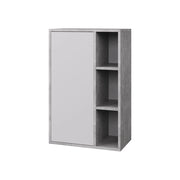 Vicco Libreria da parete Cemento/Bianco 50.1 x 78.4 cm con 3 scomparti aperti