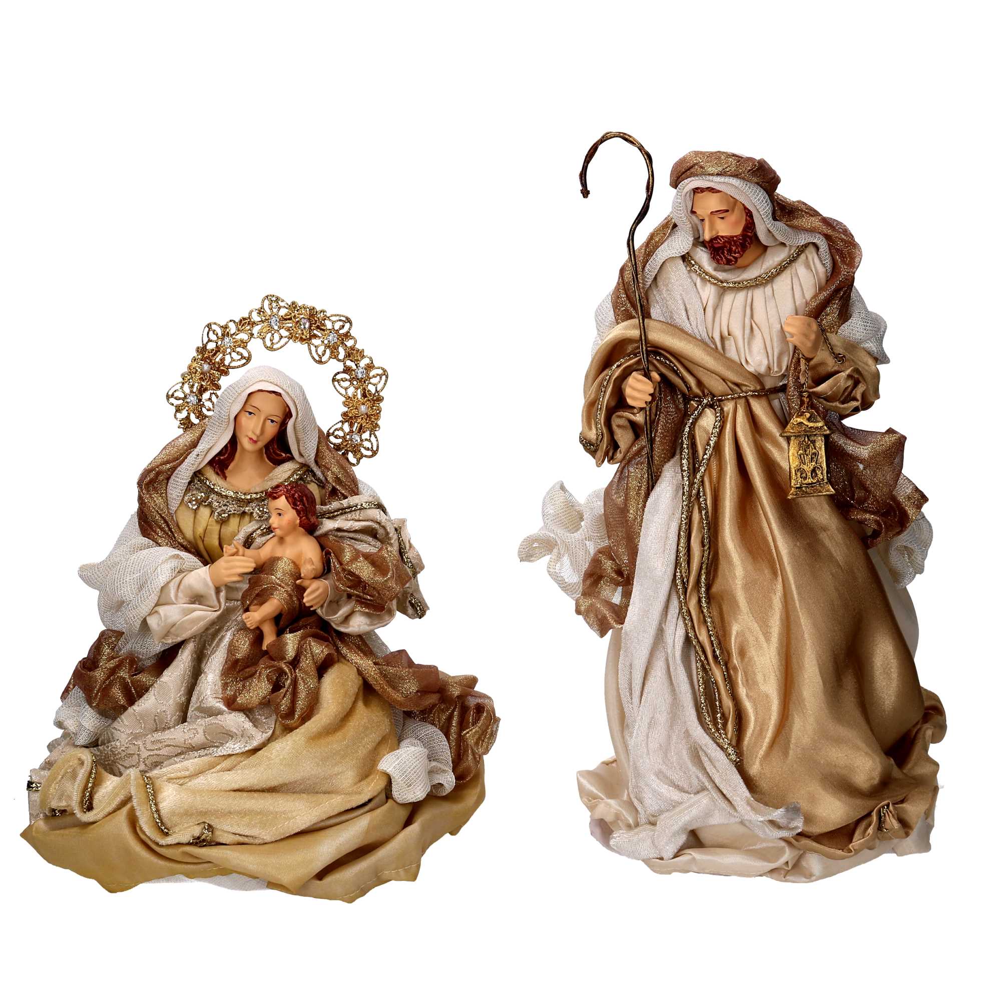 Natività tessuto oro cm xh35,5