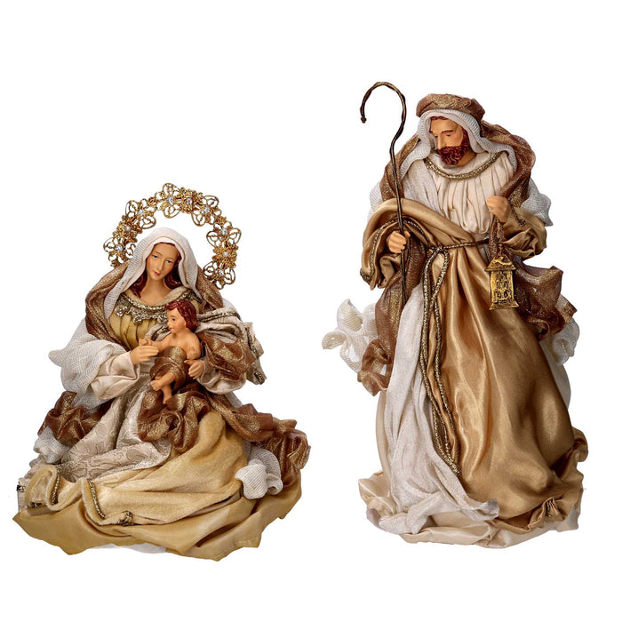 Natività tessuto oro cm xh35,5