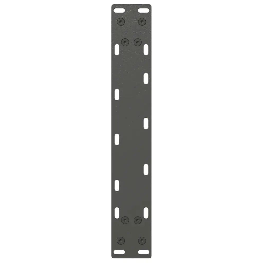 vidaXL Gambe per Tavolino da Caffè a Forma di U 2 pz Antracite 38x(42-43) cm Acciaio
