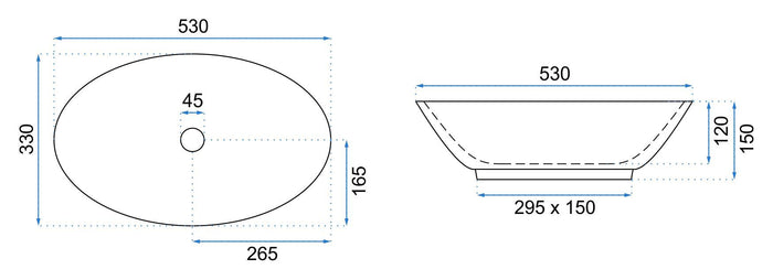 Lavabo Da Appoggio Rea Pamela Shiny Aiax
