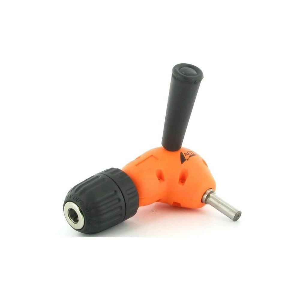 Trade Shop - Mandrino Autoserrante T Angolare Angolo 90° Per Trapano A Cremagliera 10mm 3/8" -