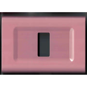 Trade Shop - Placchette Placche In Abs Serie Magic Elite Bticino Compatibili Color Copriprese - Rosa -4 Fori     -