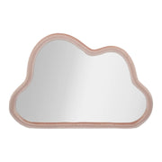 Specchio Da Muro Cloud Velluto Rosa cm 90x4x60
