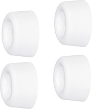 Set di fermatassa per porte da parete di 4 pezzi in gomma alta qualità bianca - diametro Ø 18 x 10 mm - tampone di fissaggio a viti 15501104 Fermatassa per porte