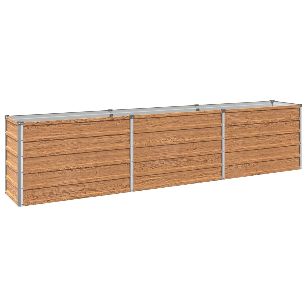 Letto rialzato da giardino Marrone legno 240 x 40 x 55 cm 8006251