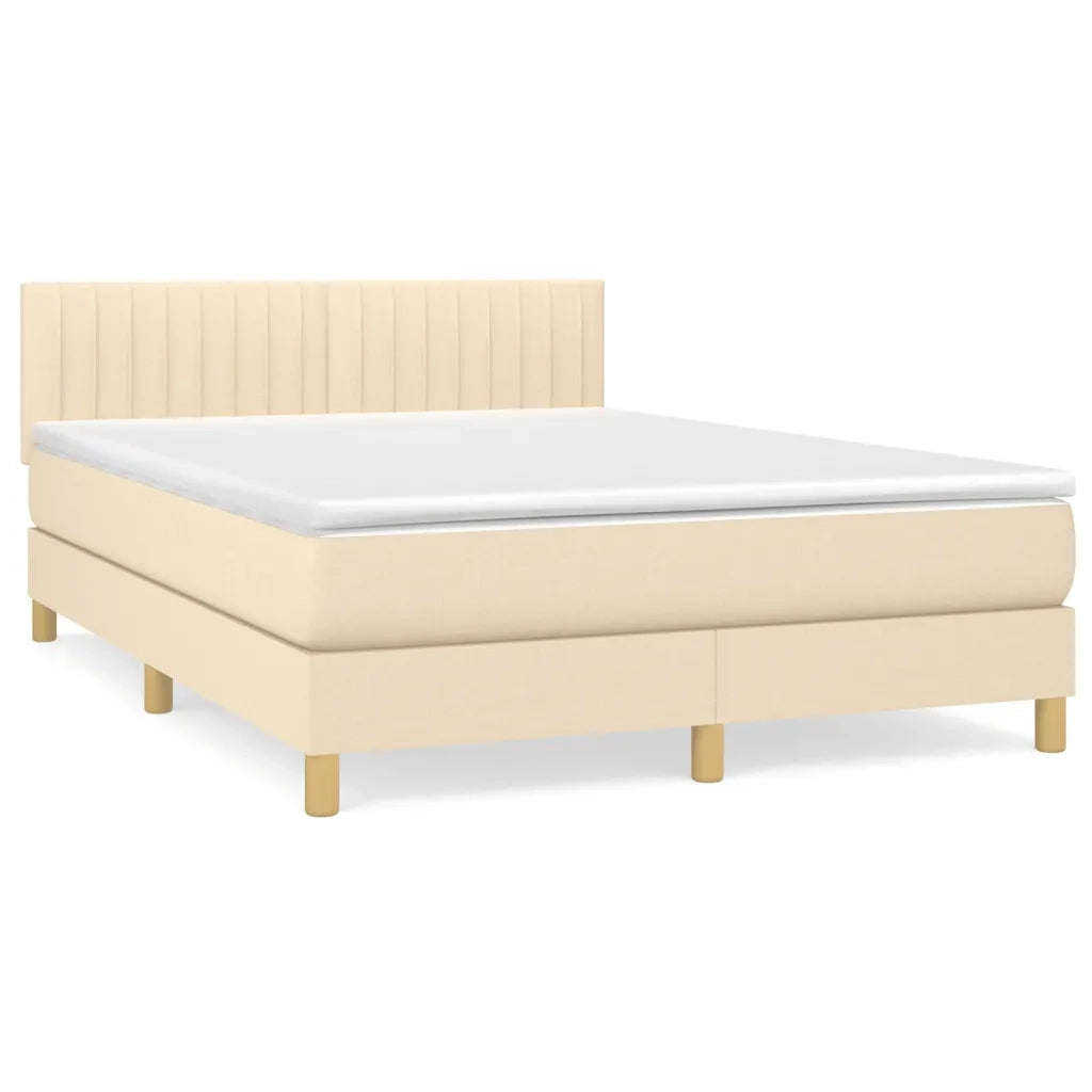 Giroletto a Molle con Materasso Crema 140x200 cm in Tessutocod mxl 75595