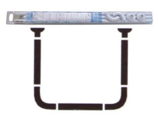 TELAIO REGGITENDA AD U PER DOCCIA- - cm.80x80x80 - 1 blister AGLAIA