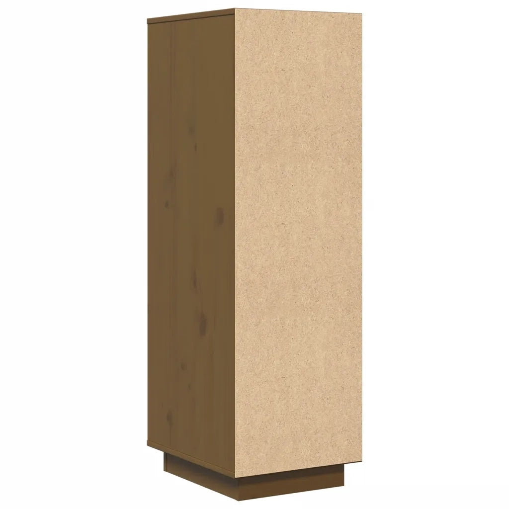 Credenza-Buffet-Armadio da cucina ambra 34x40x108,5 cm in Legno Massello di Pino 336085