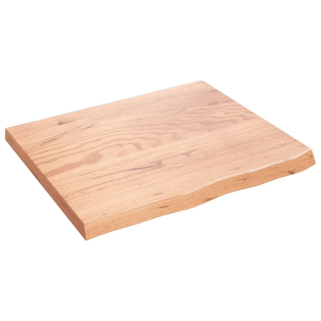 Piano Bagno Marrone 60x50x(2-4) cm Legno Massello Trattato CFW6954128