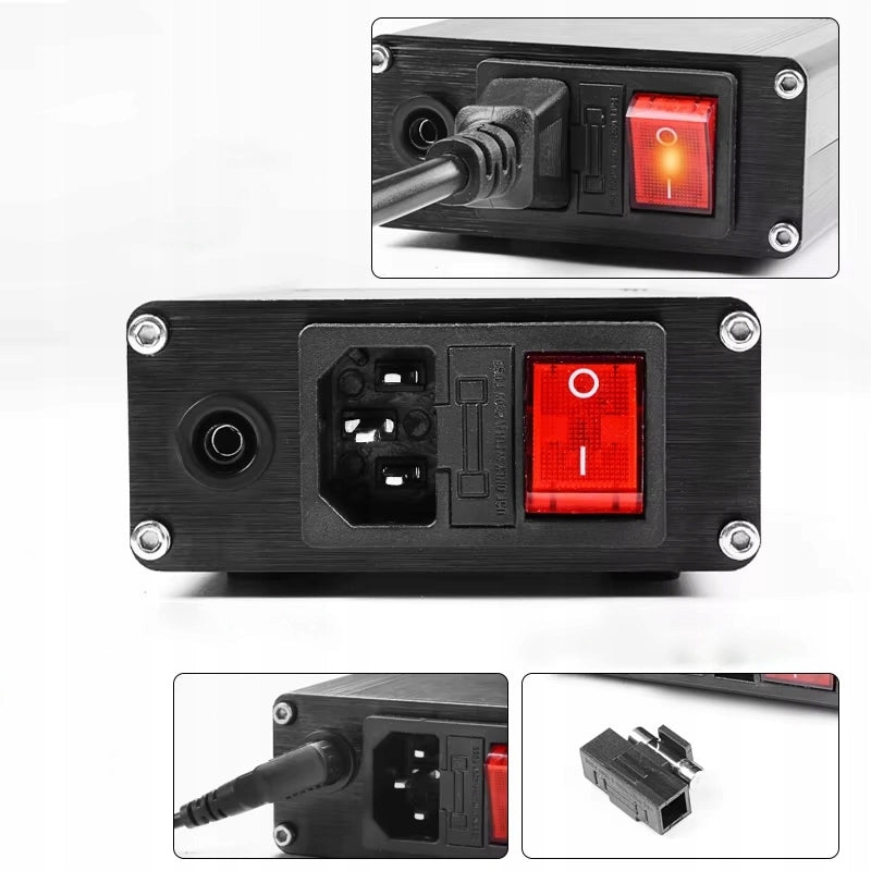 Stazione Saldante 2 in 1 T12 Rosfix Handskit – Controllo Temperatura OLED 150-480°C, 120W
