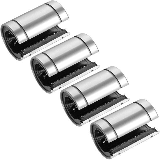 Lineari kogellager 25 mm x 40 mm x 59 mm - Set da 4 - Per CNC, macchine di imballaggio, stampanti 3D - Lagers in acciaio inossidabile a basso attrito