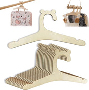 Set di appesi per bambini in forma di renna da 15 pezzi per diverse tipologie di abbigliamento per bambini