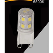 Trade Shop - Lampadina Tubolare Led G9 2.5 W 280 Lm Luce 3000k 4000k 6500k Sparac-g9-2.5w-ce1 - -bianco Freddo      -