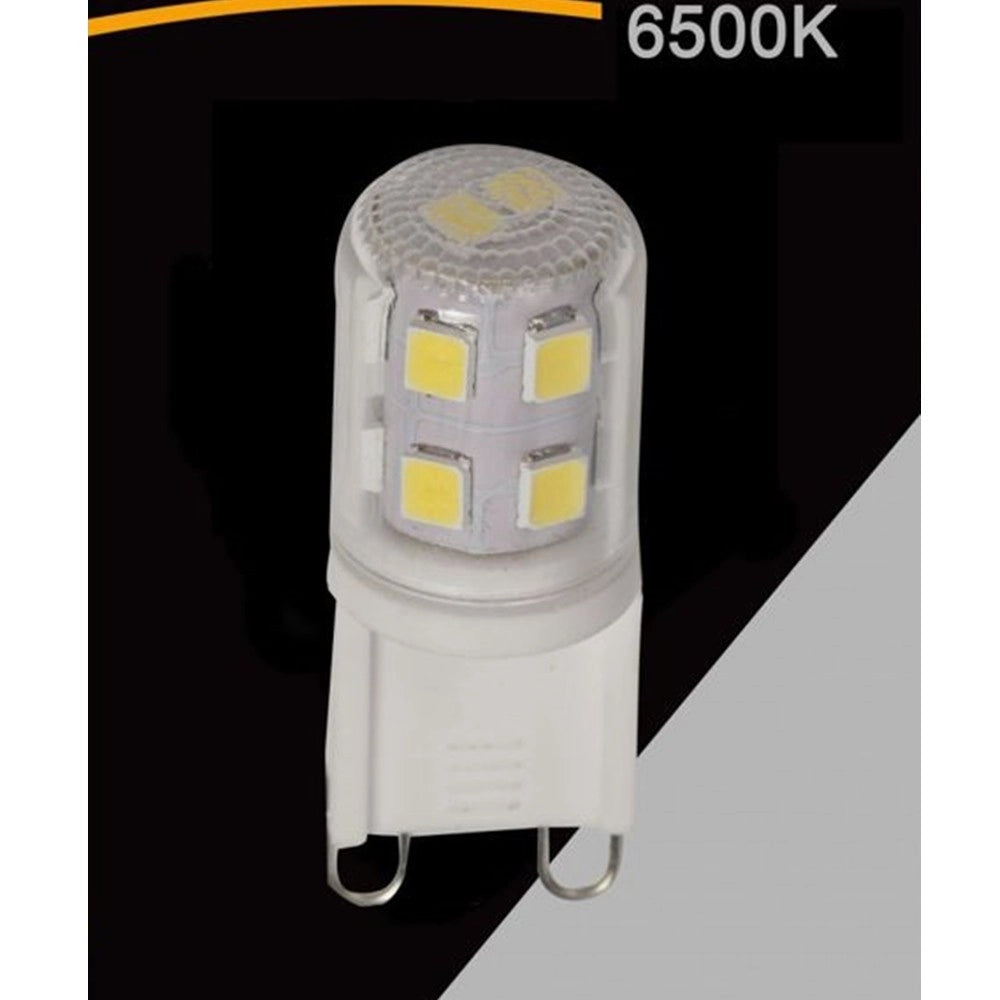 Trade Shop - Lampadina Tubolare Led G9 2.5 W 280 Lm Luce 3000k 4000k 6500k Sparac-g9-2.5w-ce1 - -bianco Freddo      -