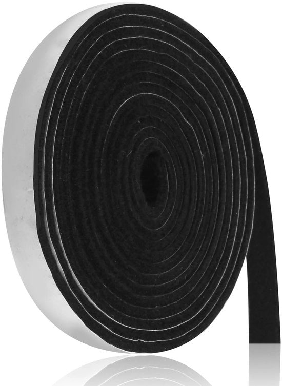 Cordone di Sigillatura per Forni - Autoadesivo - Resistente al Calore - Nero - Dichting per Camino - Ideale per Caminetto e Griglia - 3m x 12mm
