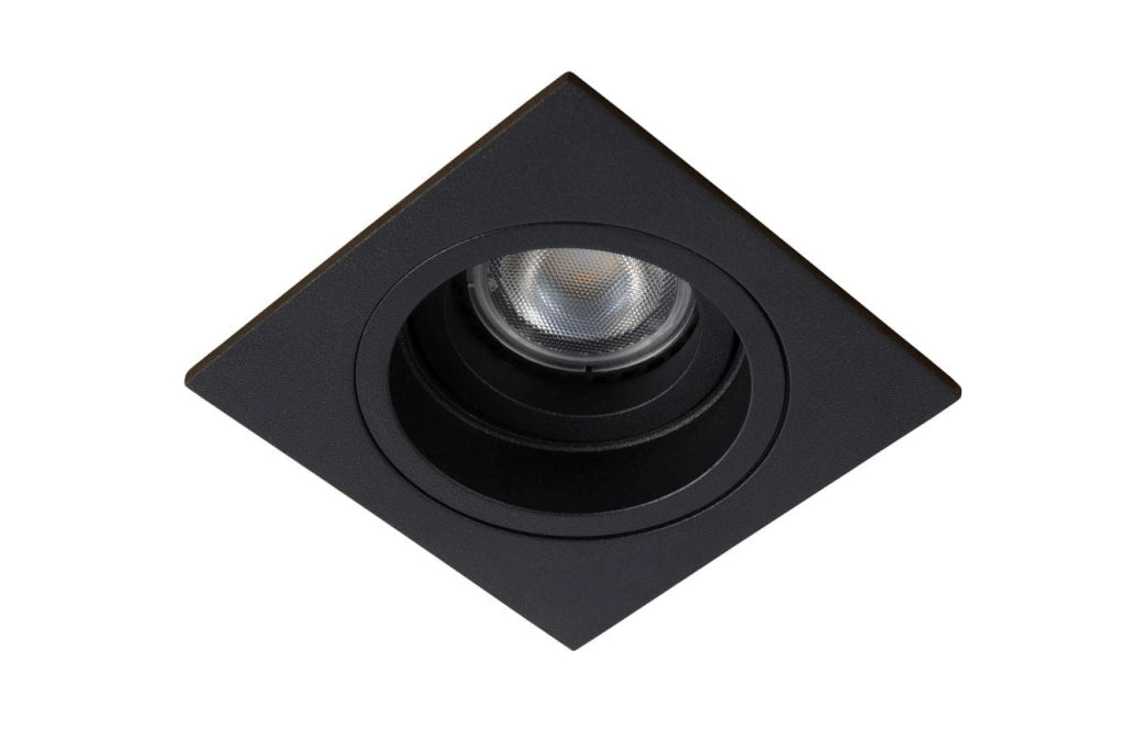 Faretto da incasso Lucide EMBED GU10 42W nero quadrato