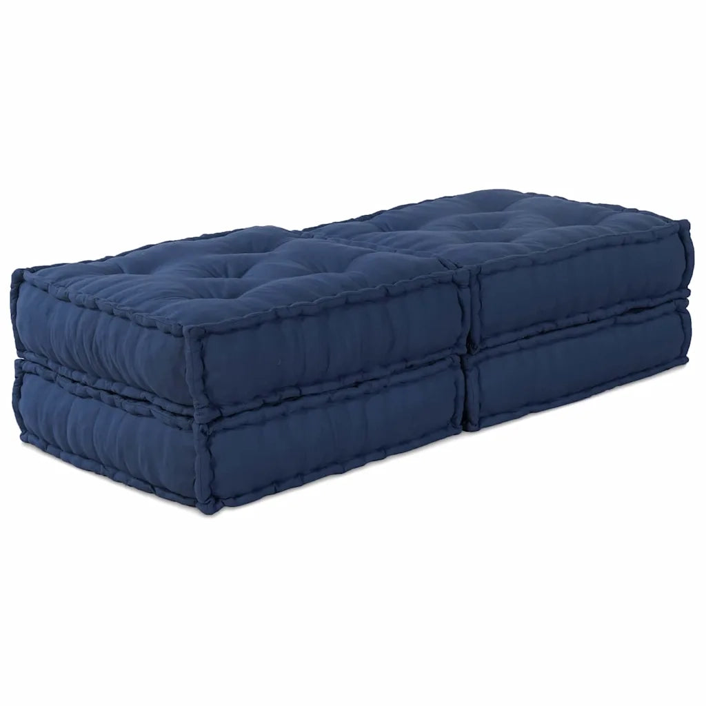 Unit¨¤ di Divano Modulare 2 pz Indaco 140 x 70 x 36 cm Tessuto CFW5692946