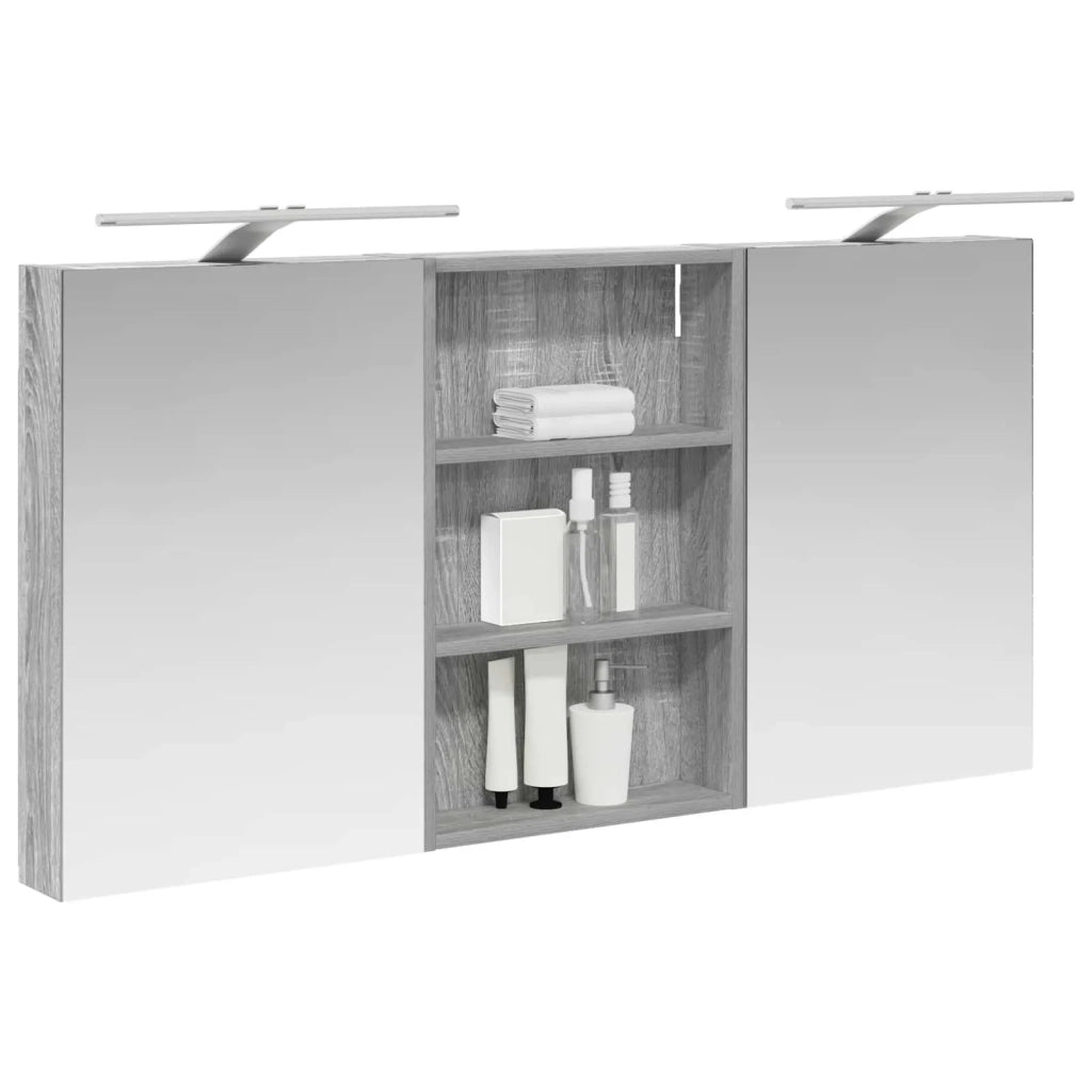 Set di Armadi da Bagno 3 pz 120 x 10,5 x 60,5 cm 3403741