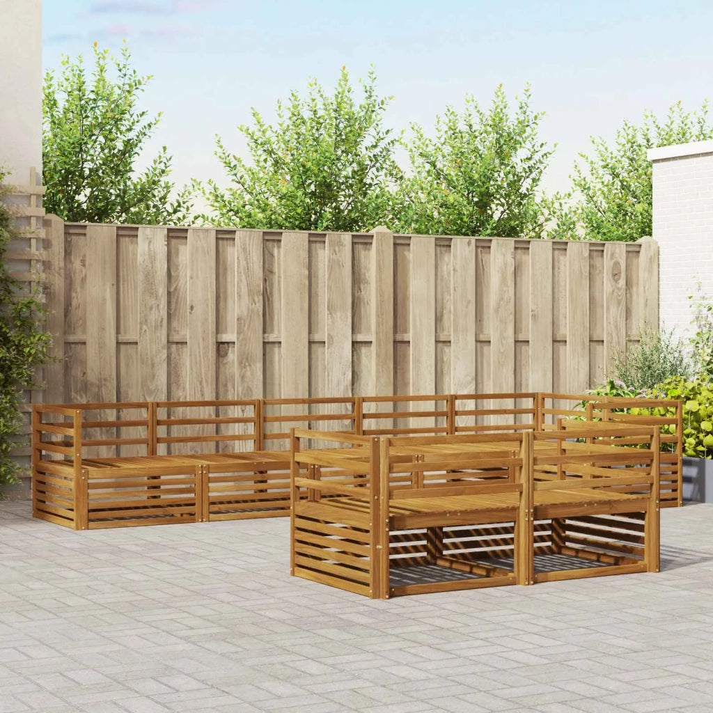 Set di divani da esterno 8 pcs Naturale 3373639