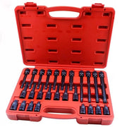 Set 26 chiavi A bussola  inserti millerighe XZN 1/2" da M5 a M16 FS-43614