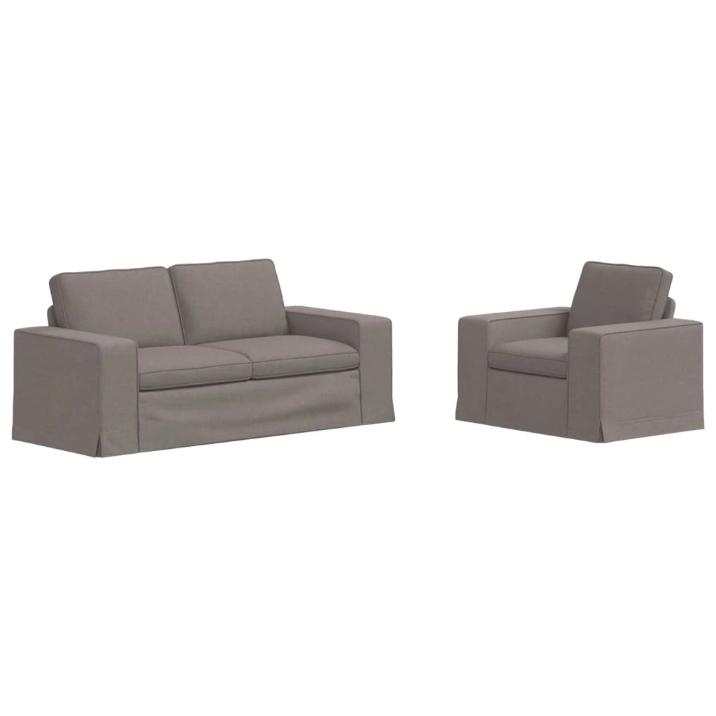 Set di divani 2 pcs Talpa 182 x 80 x 82 cm Tessuto