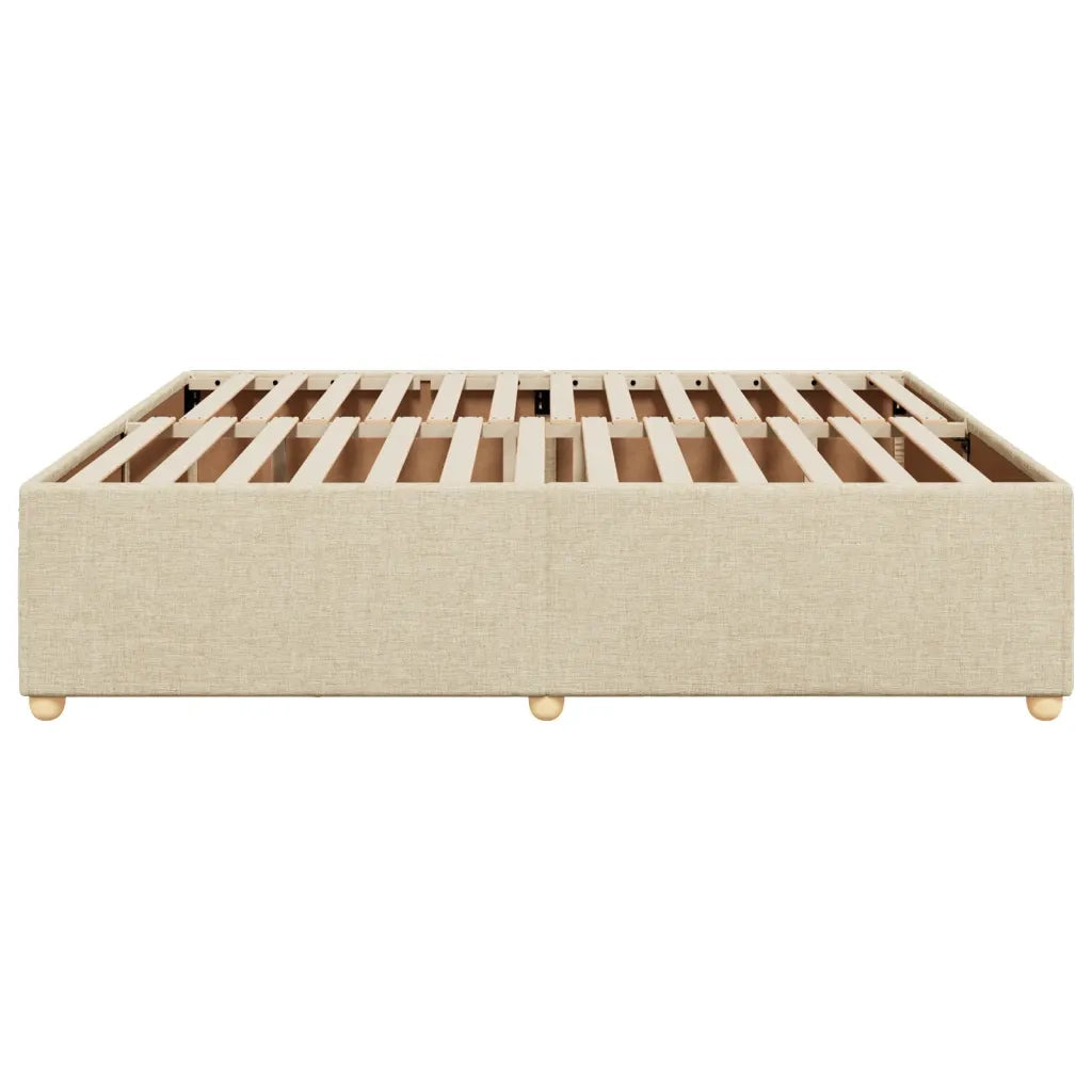 Giroletto senza Materasso Crema 200x200 cm in Tessuto 3284762