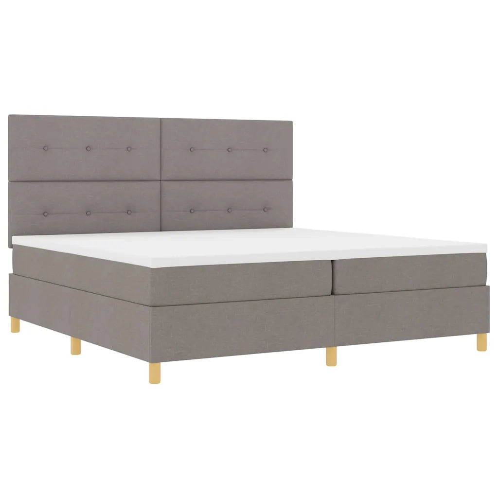 Letto a Sorgente LED con materasso Talpa 200 x 200 cm Tessuto 3343128