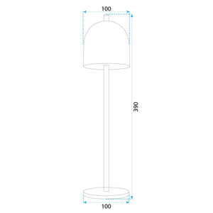 Lampada Da Comodino App1359-t Brown