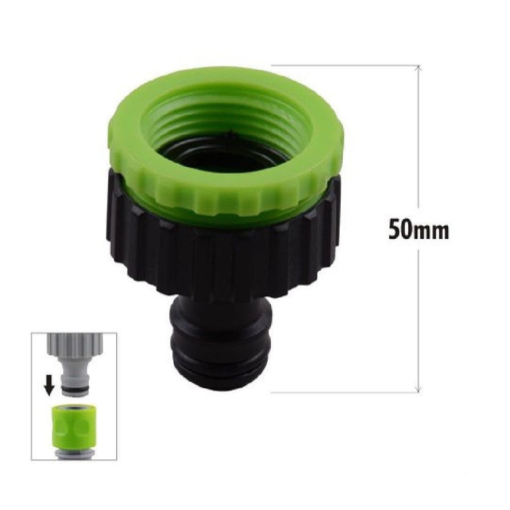 Trade Shop - Connettore Rapido Con Filetto Femmina Da 3/4″ A 1″ Per Tubo Rubinetto 50mm 90025 -