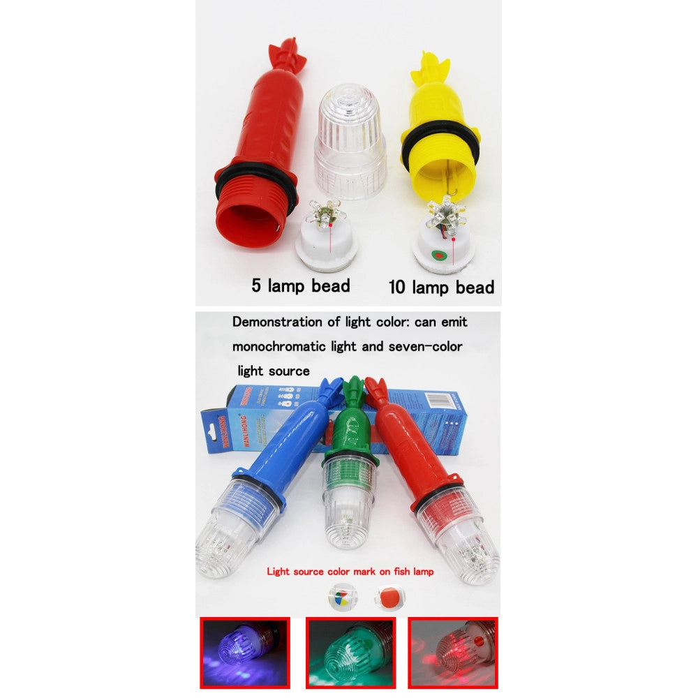 Trade Shop - Torcia Lampada Luce Led Emergenza Per Barche Mare Galleggiante Segnalazione -