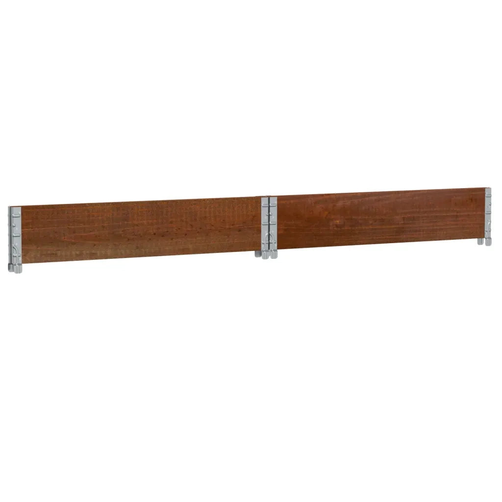 Paretale per Pallet Marrone 100x100cm in Legno Massello di Pino CFW7853374
