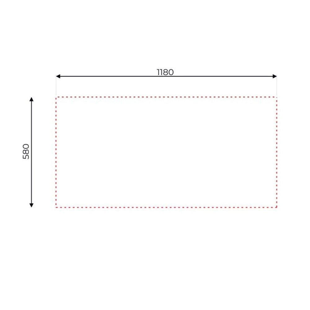 Lavello da appoggio SA46 due vasche con gocciolatoio sinistro 120x60cm. inox