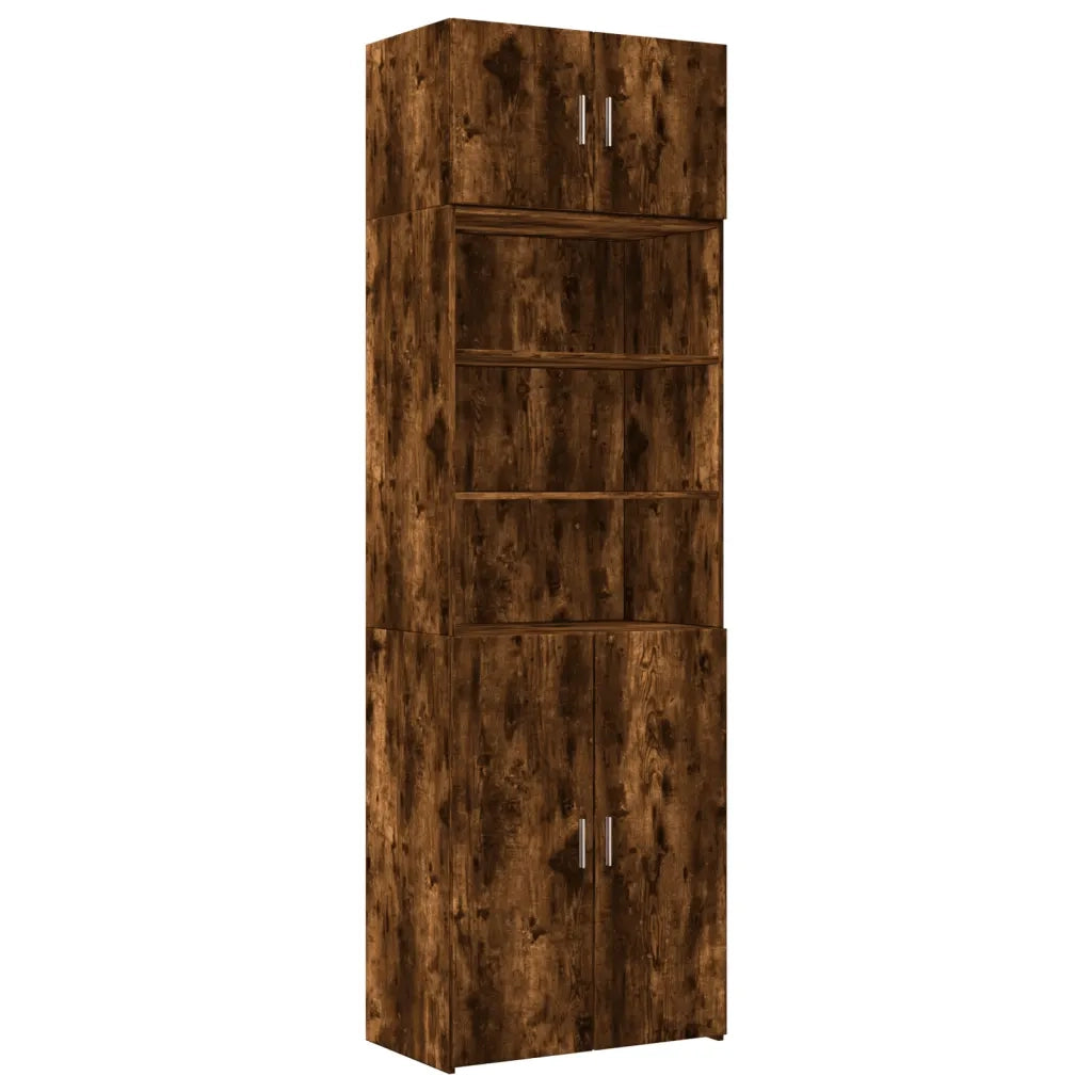 Armadietto Rovere Fumo 70x42,5x225 cm in Truciolato CFW7767281