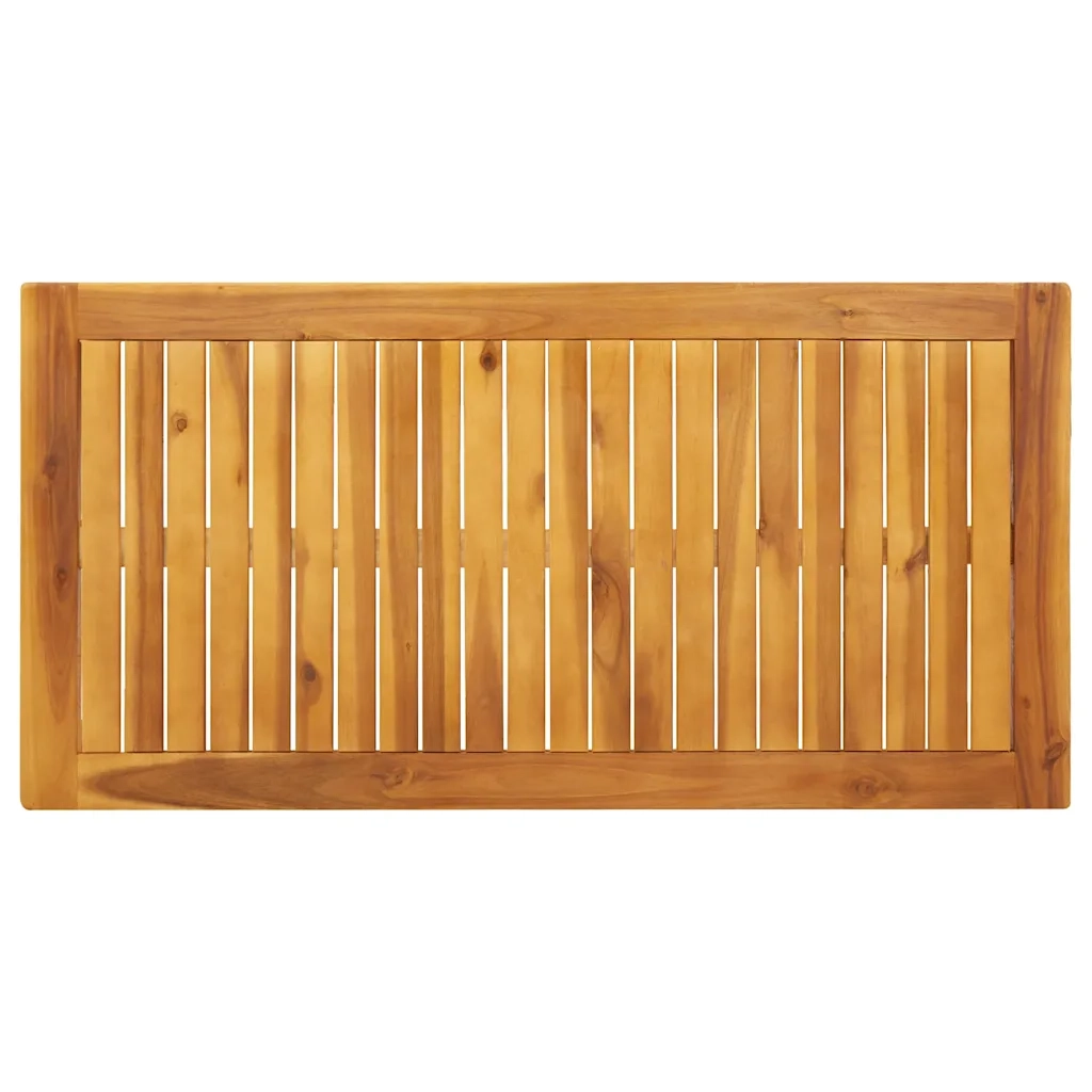 Tavolo da Pranzo da Giardino 110x55x75 cm Legno Massello Acacia