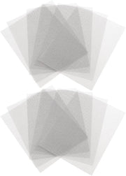 Riparazione di Bumper 12 pezzi - Acciaio Inossidabile - 20x15cm - Riproducibile - Alta Resistenza alla Trazione - Rete di Riparazione