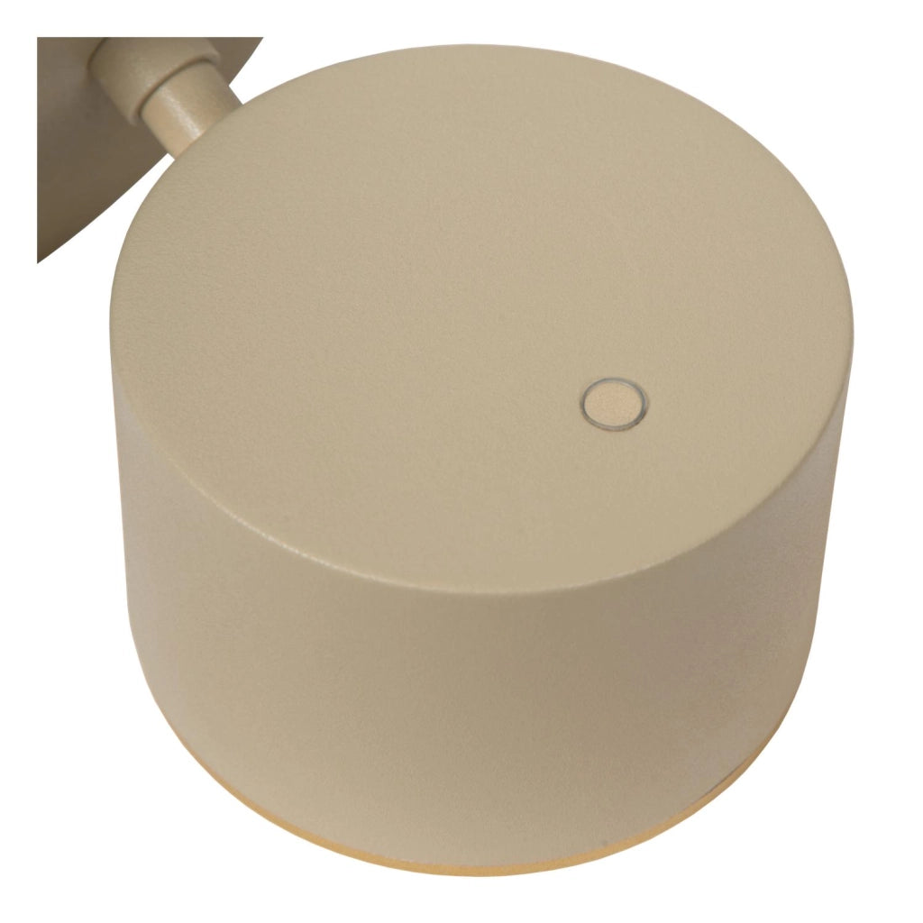 Applique da parete LED orientabile taupe GIAN Lucide