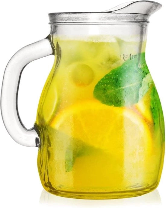 Caraffa da acqua in vetro con manico - 500 ml