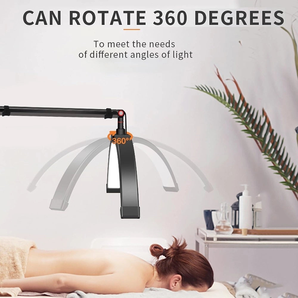 Trade Shop - Lampada A Led Per Extension Ciglia Da 16" Con Supporto Telefono Unghie Tatuaggi -