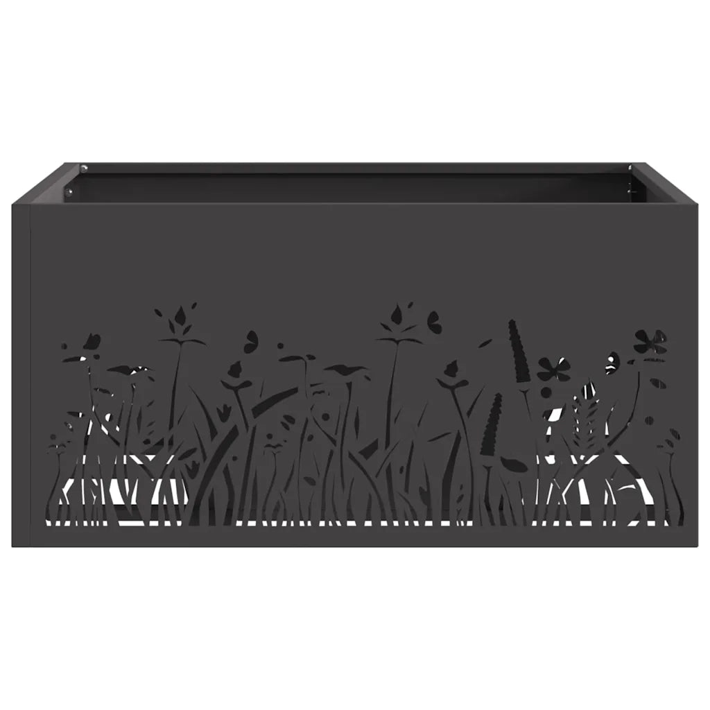 Focolare Nero 60 x 60 x 30 cm Acciaio CFW4808658