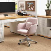 Sedia da ufficio ergonomica con massaggio rosa