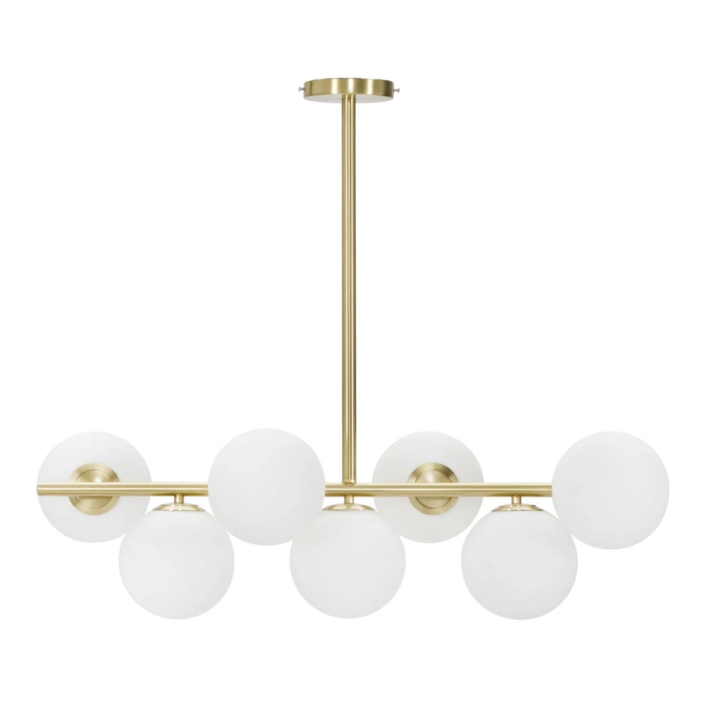 Lampada a Sospensione VKH77, Oro, Metallo, 81x30x74 cm