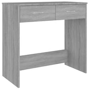 Scrivania-Scrivanie per ufficio e studio-Scrittoio Grigio Sonoma 80x40x75 cm in Legno Multistrato