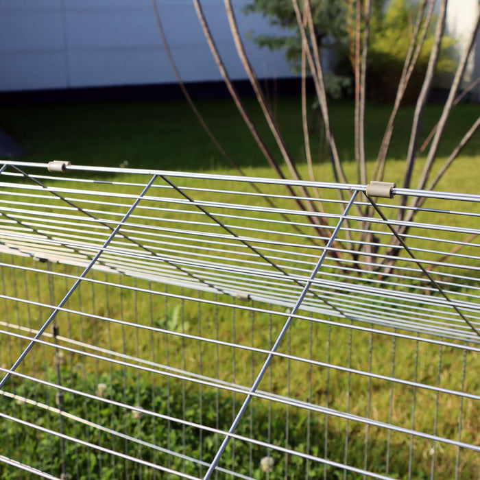 Recinto conigli Gabbia lepri Conigliera Spazio per muoversi Stalla Tetto di legno