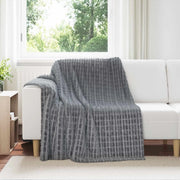 Coperta Grigio scuro 200 x 150 cm Panno