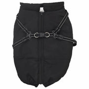 Cappotto per Cani Nero L48 Pile e Poliestere CFW1061134