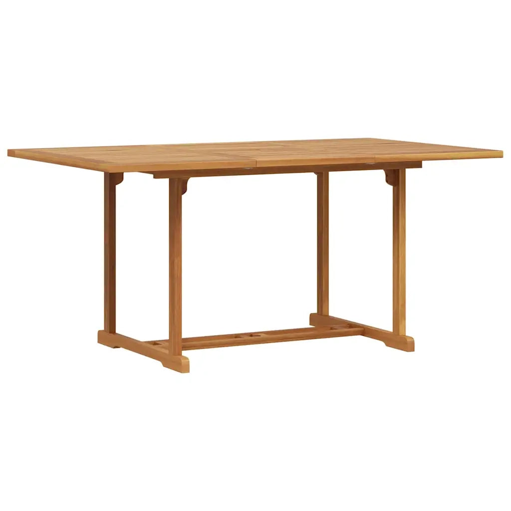 vidaXL Set da Pranzo per Giardino 7 pcs Marrone Legno massello di teak